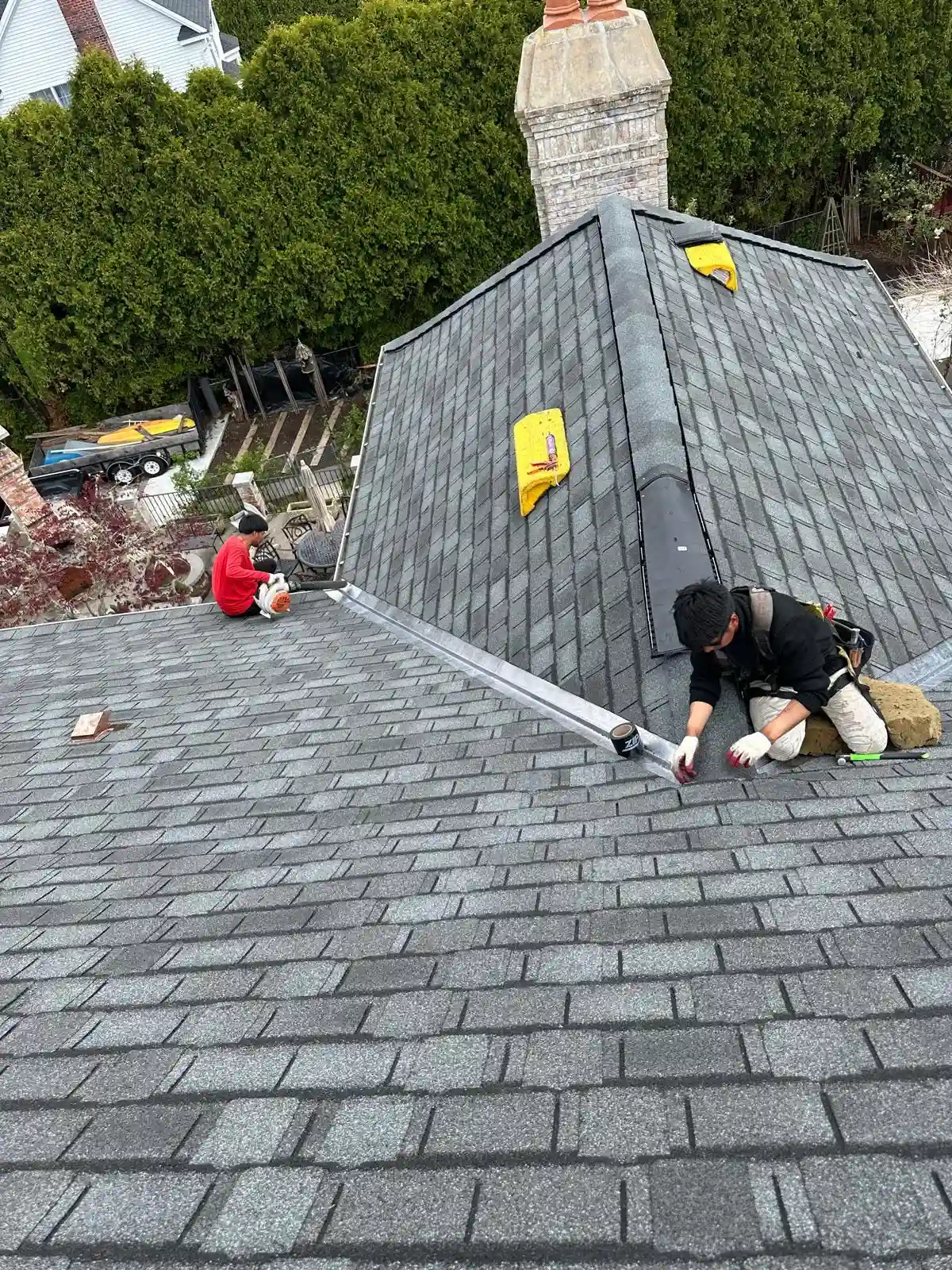 New roof system on a shoreline home in Westerly, RI